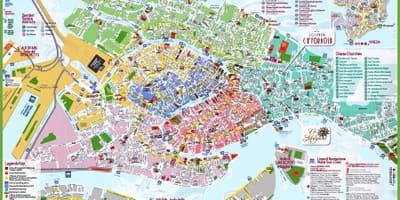 Venezia mapa turístico